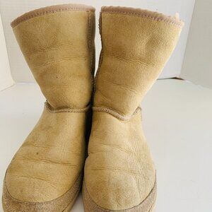 UGG Australia CLASSIC SHORT 8" Shearling Boots Suede WEAR UP or DOWN